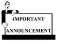 Please submit your press releases 3 weeks in advance!